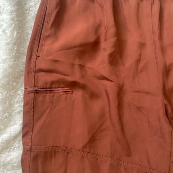 Theory Brown Track Pants Relaxed Fit Joggers - Picture 8 of 13